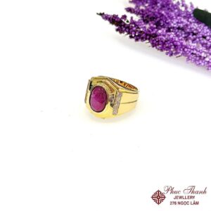 Nhẫn Nam Gắn Đá -05