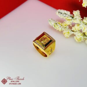 Nhẫn Nam-Vàng 24K-12 - Ảnh 1